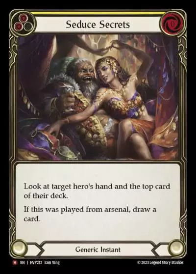 Seduce Secrets YELLOW HVY212 - Heavy Hitters - Flesh and blood card