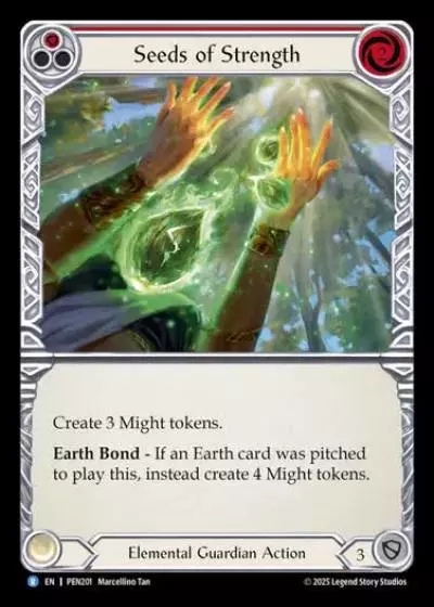 Seeds of Strength PEN201 - Compendium of Rathe - Flesh and blood card
