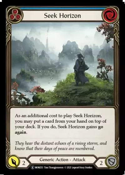 Seek Horizon BLUE U-MON253-RF - Monarch - Unlimited - Flesh and blood card