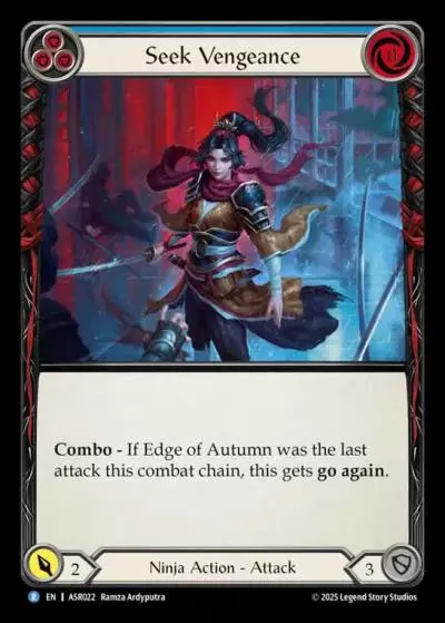 Seek Vengeance BLUE ASR022 - Armory Deck - Ira, Scarlet Revenger - Flesh and blood card