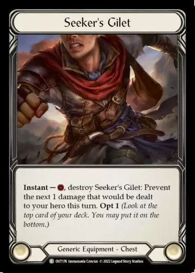 Seeker's Gilet OUT176 - Outsiders - Flesh and blood card