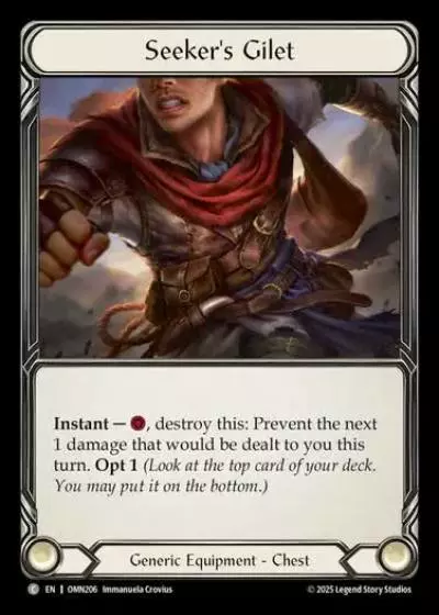 Seeker's Gilet OMN206 - Omens of the Third Age - Flesh and blood card