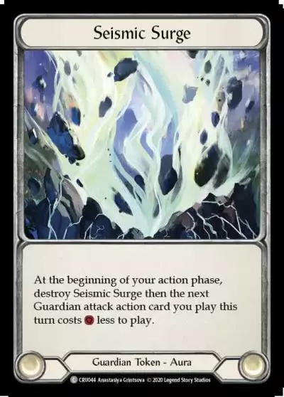 Seismic Surge CRU044-RF - Crucible of War - Flesh and blood card