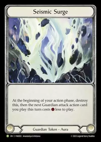 Seismic Surge FAB203-CF - Prize Wall - Heavy Hitters - Flesh and blood card