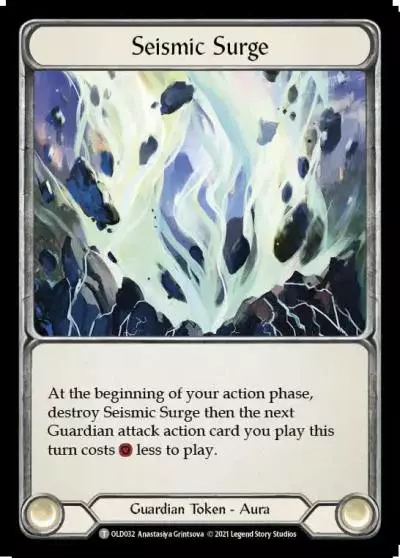 Seismic Surge OLD032 - Oldhim - Blitz Deck - Flesh and blood card