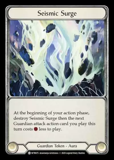 Seismic Surge R-WTR075 - Welcome to Rathe - Unlimited Revised - Flesh and blood card