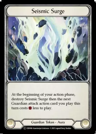 Seismic Surge U-CRU044-RF - Crucible of War - Unlimited - Flesh and blood card