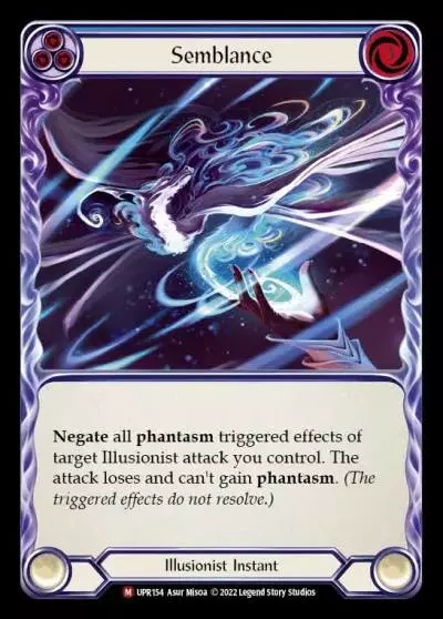 Semblance BLUE UPR154 - Uprising - Flesh and blood card