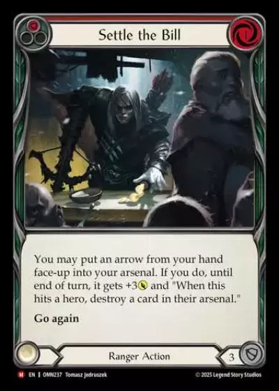 Settle the Bill OMN237 - Omens of the Third Age - Flesh and blood card