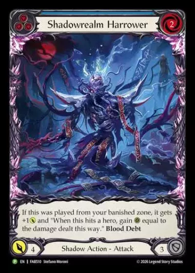 Shadowrealm Harrower FAB510-RF - Calling - Usurp the Shadow Throne - Flesh and blood card