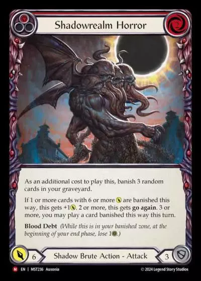 Shadowrealm Horror RED MST236 - Part the Mistveil - Flesh and blood card