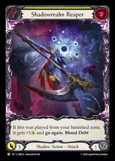 Shadowrealm Reaper FAB512-RF - Calling - Usurp the Shadow Throne - Flesh and blood card
