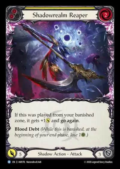 Shadowrealm Reaper IAR176 - Usurp the Shadow Throne - Flesh and blood card