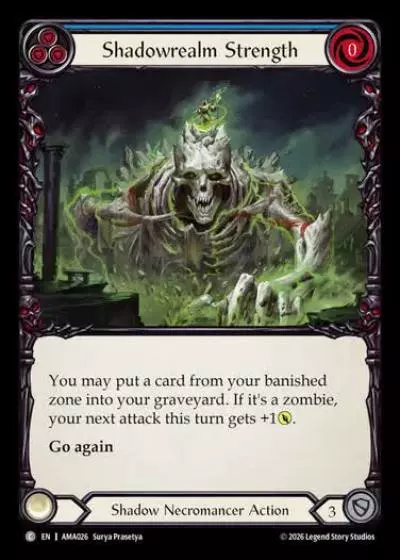 Shadowrealm Strength AMA026 - Armory Deck - Malice, Domina of the Dead - Flesh and blood card