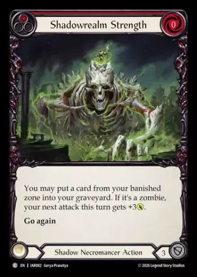 Shadowrealm Strength IAR082 - Usurp the Shadow Throne - Flesh and blood card
