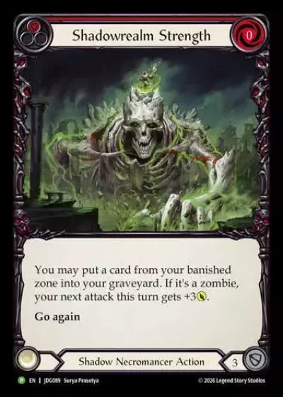 Shadowrealm Strength JDG089-CF - Judge Pack - Usurp the Shadow Throne - Flesh and blood card