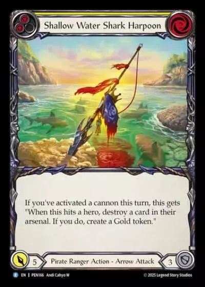 Shallow Water Shark Harpoon PEN166 - Compendium of Rathe - Flesh and blood card