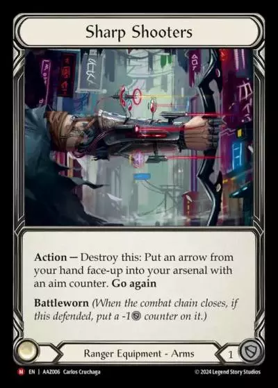 Sharp Shooters AAZ006-RF - Armory Deck - Azalea, Ace in the Hole - Flesh and blood card