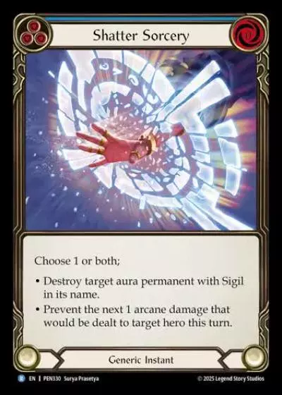 Shatter Sorcery PEN330 - Compendium of Rathe - Flesh and blood card