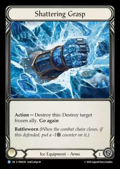 Shattering Grasp PEN228 - Compendium of Rathe - Flesh and blood card