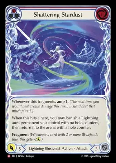 Shattering Stardust AZS014 - Armory Deck - Zyggy Starlight - Flesh and blood card
