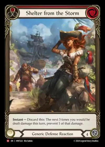 Shelter from the Storm RED HNT222-EA - The Hunted - Flesh and blood card