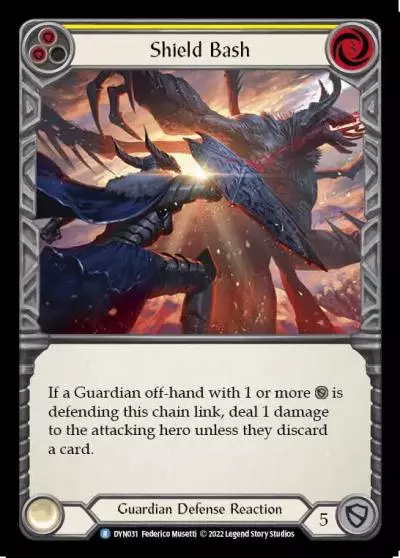 Shield Bash YELLOW DYN031 - Dynasty - Flesh and blood card