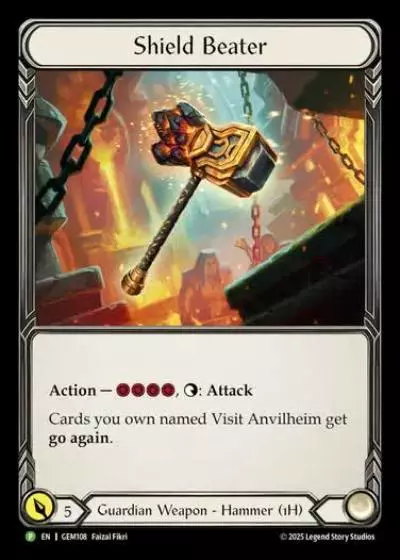 Shield Beater GEM108-CF - GEM - Pack 4 - Flesh and blood card