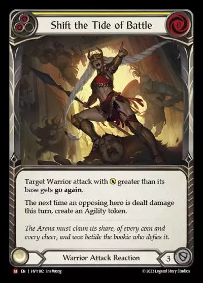 Shift the Tide of Battle YELLOW HVY102 - Heavy Hitters - Flesh and blood card