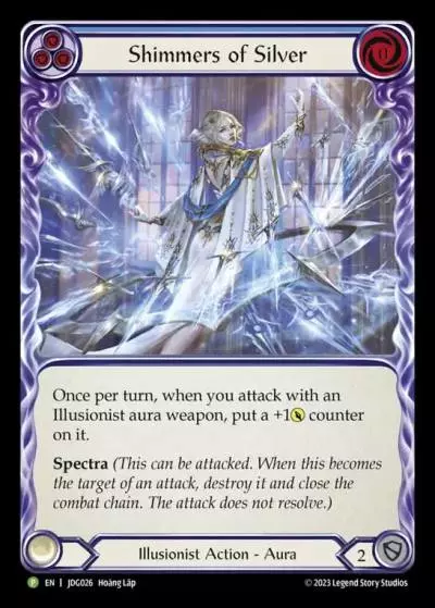Shimmers of Silver BLUE JDG026-CF - Judge Pack - Season 4 - Flesh and blood card