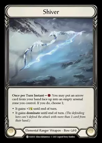 Shiver ELE033 - Tales of Aria - Flesh and blood card