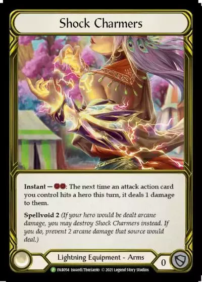 Shock Charmers FAB054-GF - Premier Organized Play - Tales of Aria - Flesh and blood card