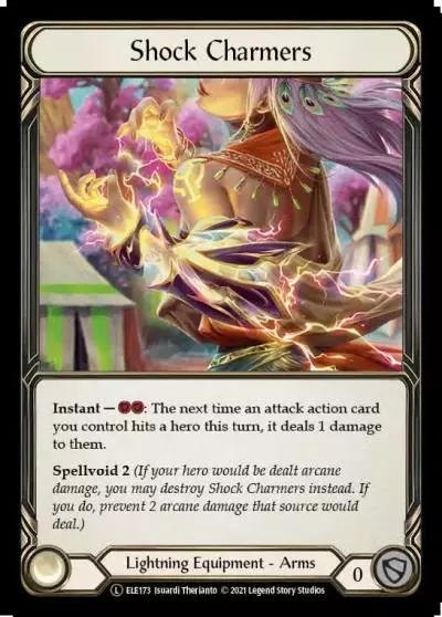 Shock Charmers U-ELE173-RF - Tales of Aria - Unlimited - Flesh and blood card