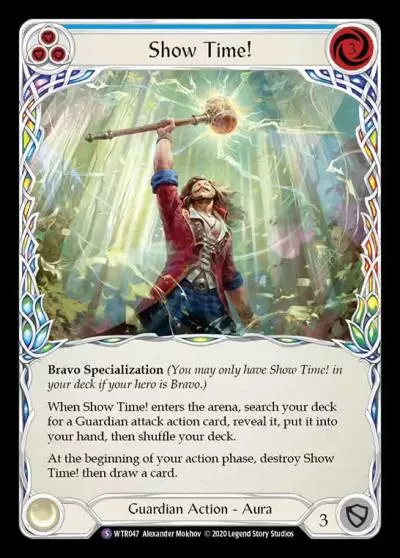 Show Time! BLUE R-WTR047 - Welcome to Rathe - Unlimited Revised - Flesh and blood card