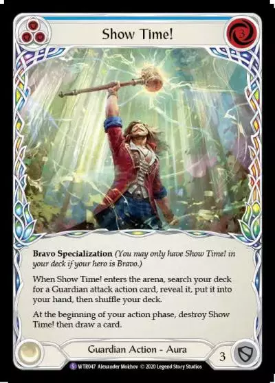 Show Time! BLUE U-WTR047-RF - Welcome to Rathe - Unlimited - Flesh and blood card
