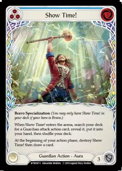 Show Time! BLUE WTR047 - Welcome to Rathe - Flesh and blood card