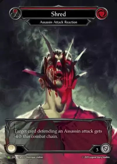 Shred TNP013-MV - Tournament Pack - Flesh and blood card