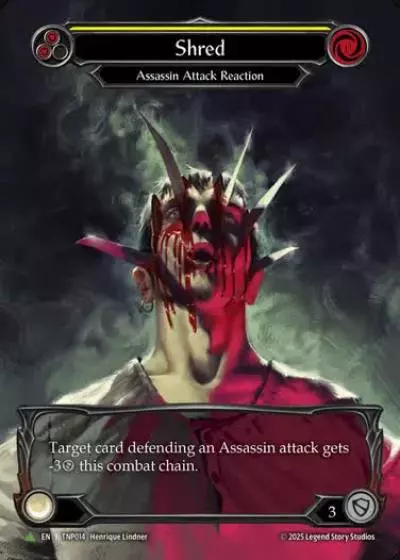 Shred TNP014-MV - Tournament Pack - Flesh and blood card