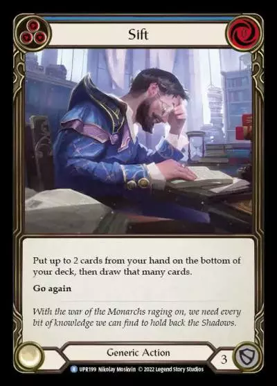 Sift BLUE UPR199 - Uprising - Flesh and blood card