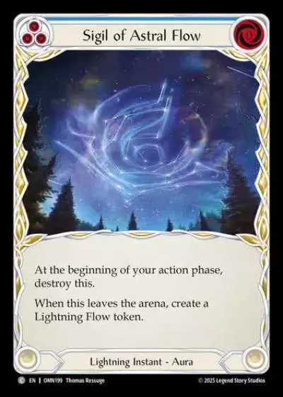 Sigil of Astral Flow OMN199 - Omens of the Third Age - Flesh and blood card