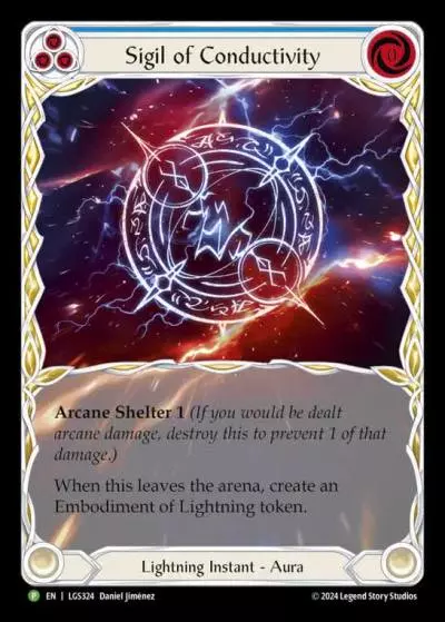 Sigil of Conductivity BLUE LGS324-RF - Gift with Purchase - Rosetta - Flesh and blood card