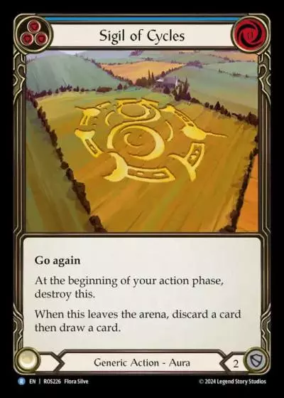 Sigil of Cycles BLUE ROS226 - Rosetta - Flesh and blood card