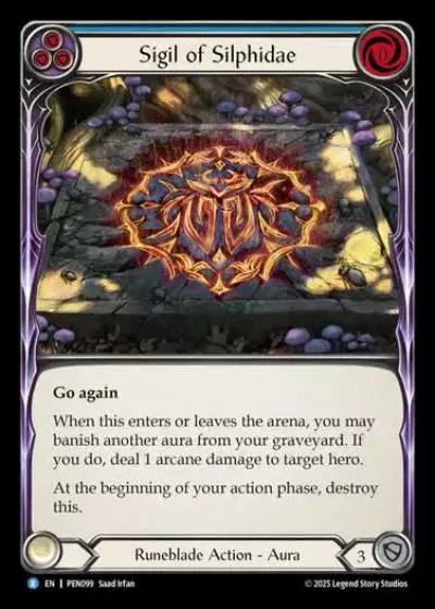 Sigil of Silphidae PEN099 - Compendium of Rathe - Flesh and blood card