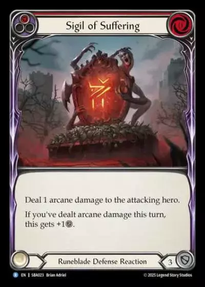 Sigil of Suffering SBA023 - Silver Age Chapter 3 - Briar - Flesh and blood card