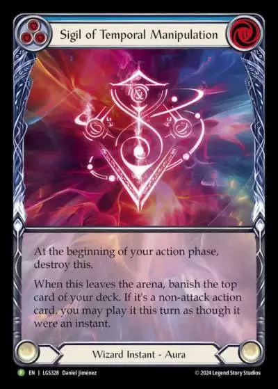 Sigil of Temporal Manipulation BLUE LGS328-RF - Gift with Purchase - Rosetta - Flesh and blood card