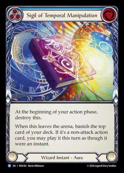 Sigil of Temporal Manipulation BLUE ROS182 - Rosetta - Flesh and blood card