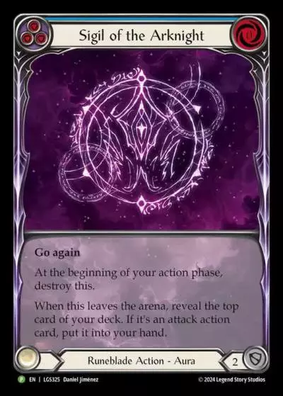Sigil of the Arknight BLUE LGS325-RF - Gift with Purchase - Rosetta - Flesh and blood card