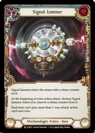 Signal Jammer BLUE EVR071 - Everfest - Flesh and blood card