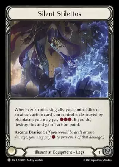 Silent Stilettos SEN009 - Silver Age Chapter 2 - Enigma - Flesh and blood card