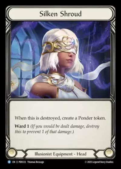 Silken Shroud PEN123 - Compendium of Rathe - Flesh and blood card